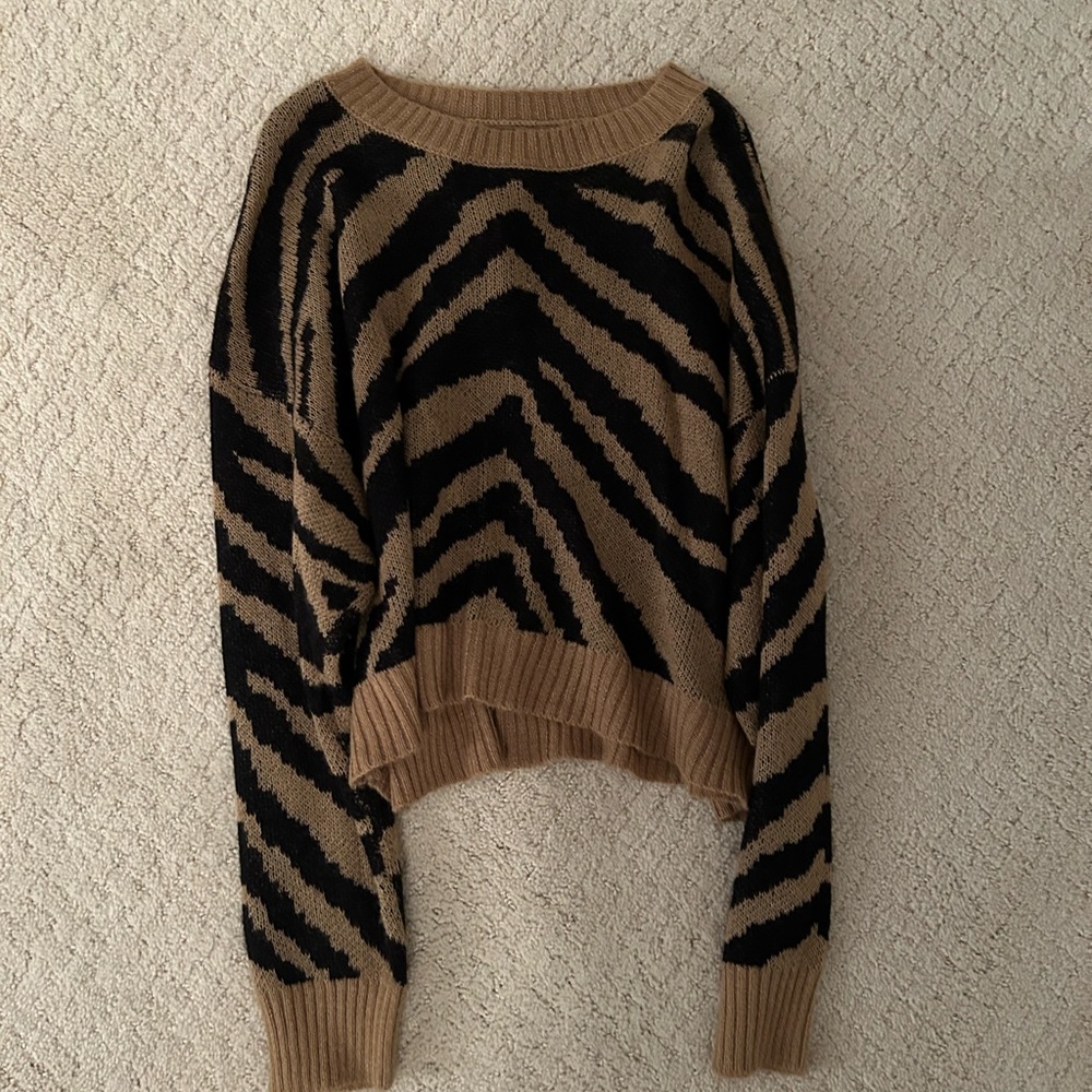 American Eagle Tiger Stripped Sweater